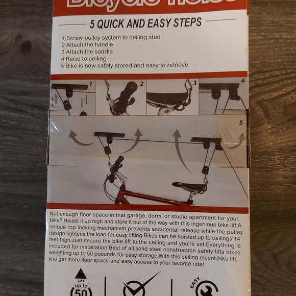 Bicycle Hoist / Surf Board /canoe Ski Equipment / - Picture 3 of 6